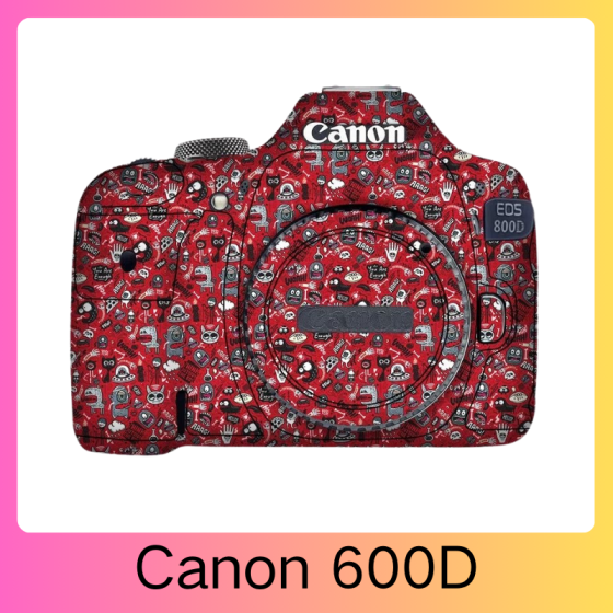 Corpo da Canon 600D - Pele câmera, adesivo câmera - com alta resistência a arranhões, à prova d'água e com design elegante.